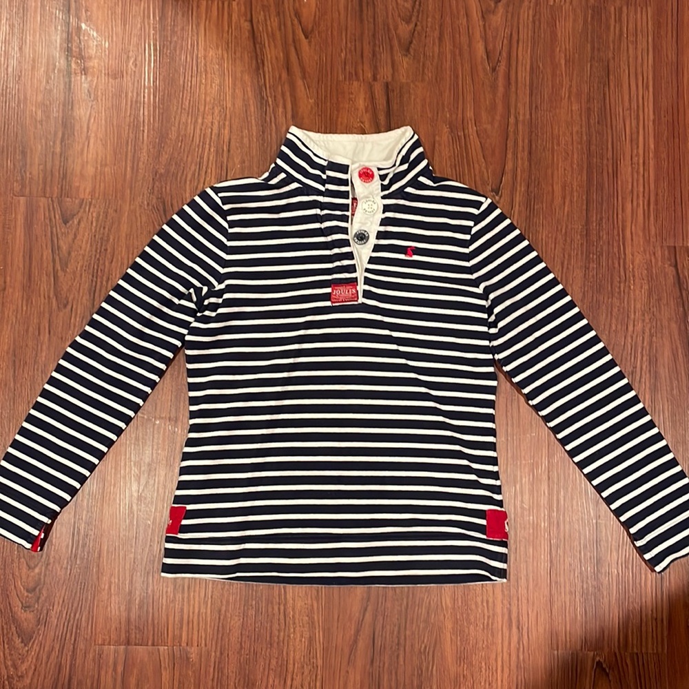 Joules Saunton Print Funnel Neck Sweatshirt